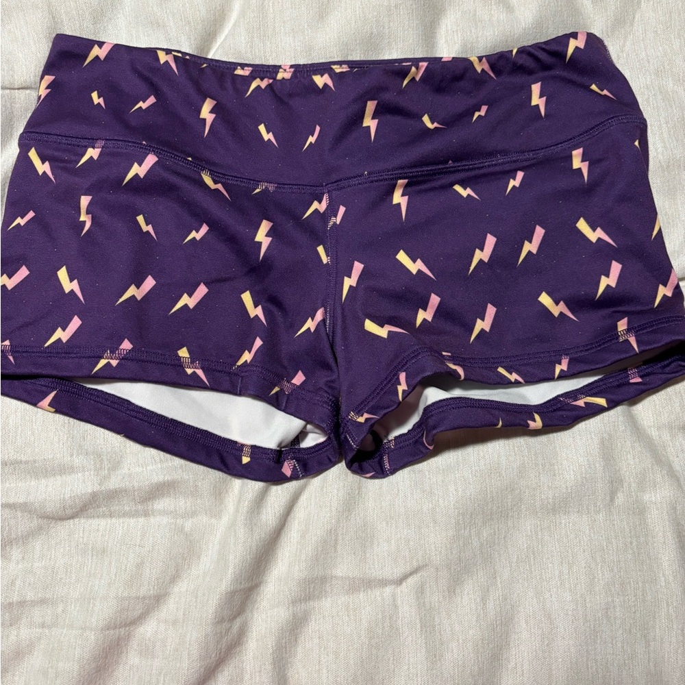 Fleo M OG Purple Lightning Bolt Shorts